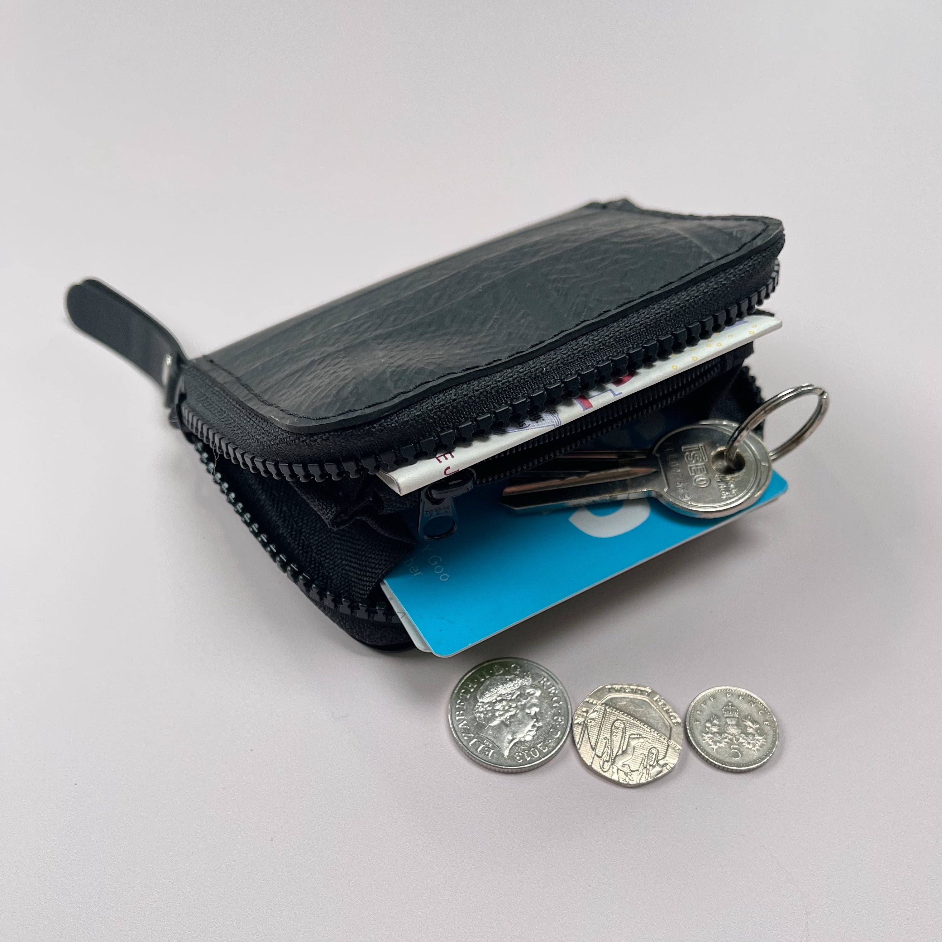 Recycled coin purse sale