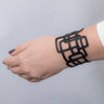 Belinda Geometric Recycled Rubber Bracelet