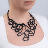 Tamara Statement Art Deco Rubber Necklace