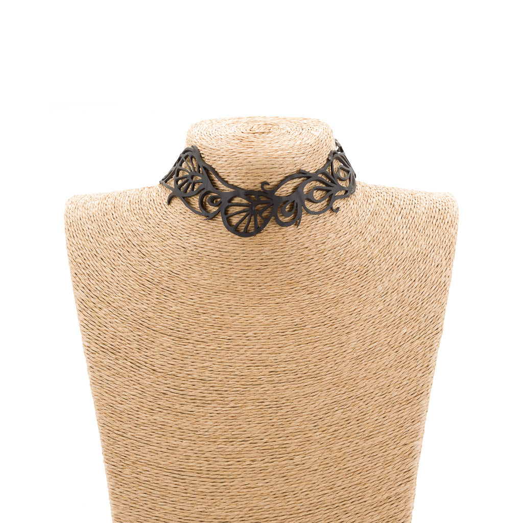 Bella Elegant Inner Tube Choker by Paguro Upcycle