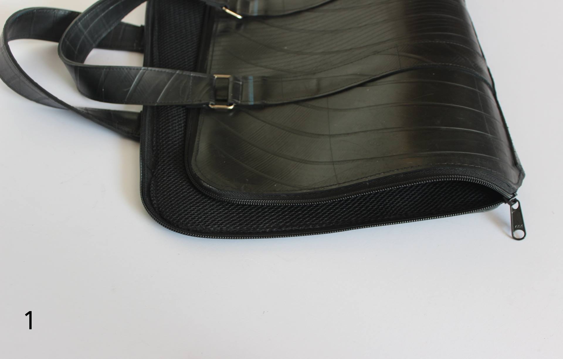 Slimline Inner Tube Padded Vegan Laptop Bag by Paguro Upcycle