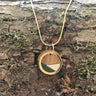 Conture Recycled Wood Gold Chain Necklace (4 Colours available) by Paguro Upcycle