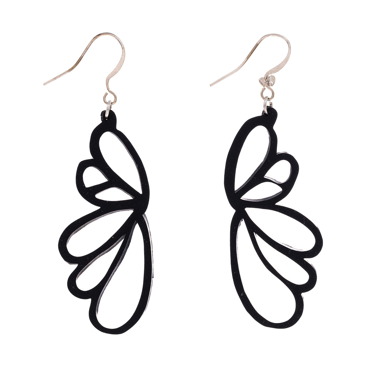 Angel Rubber Feather Earrings – Paguro Upcycle