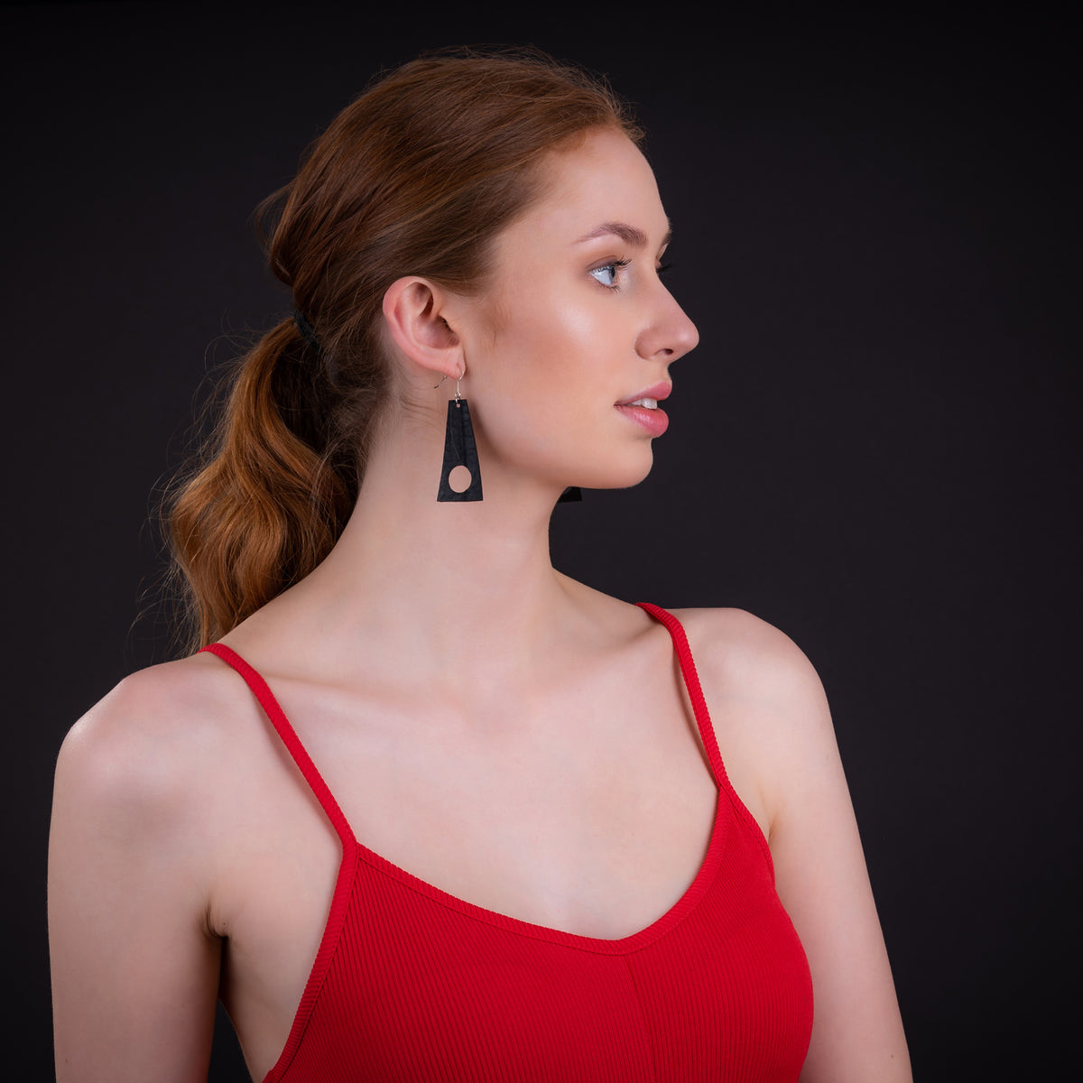 Autumn Recycled Rubber Earrings – Paguro Upcycle