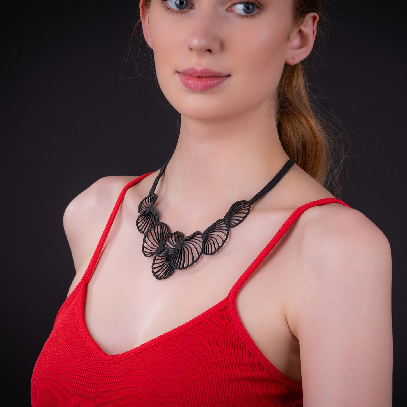 Shell Inner Tube Necklace by Paguro Upcycle