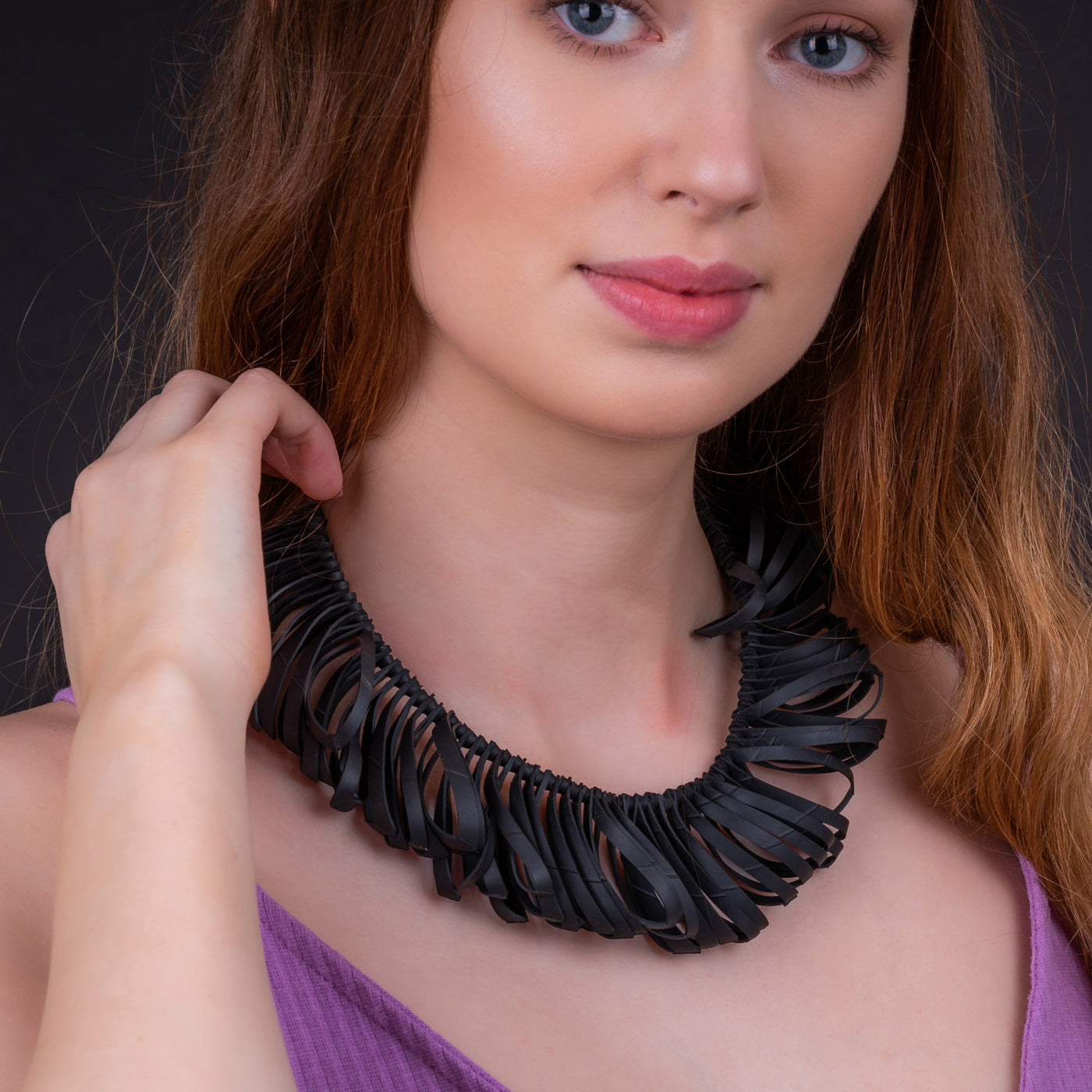 Fay Handcrafted Avant Garde Necklace by Paguro Upcycle