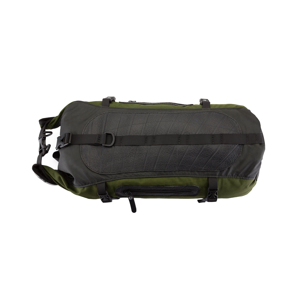 Soldier Waterproof Vegan Backpack with Laptop Compartment by Paguro Upcycle