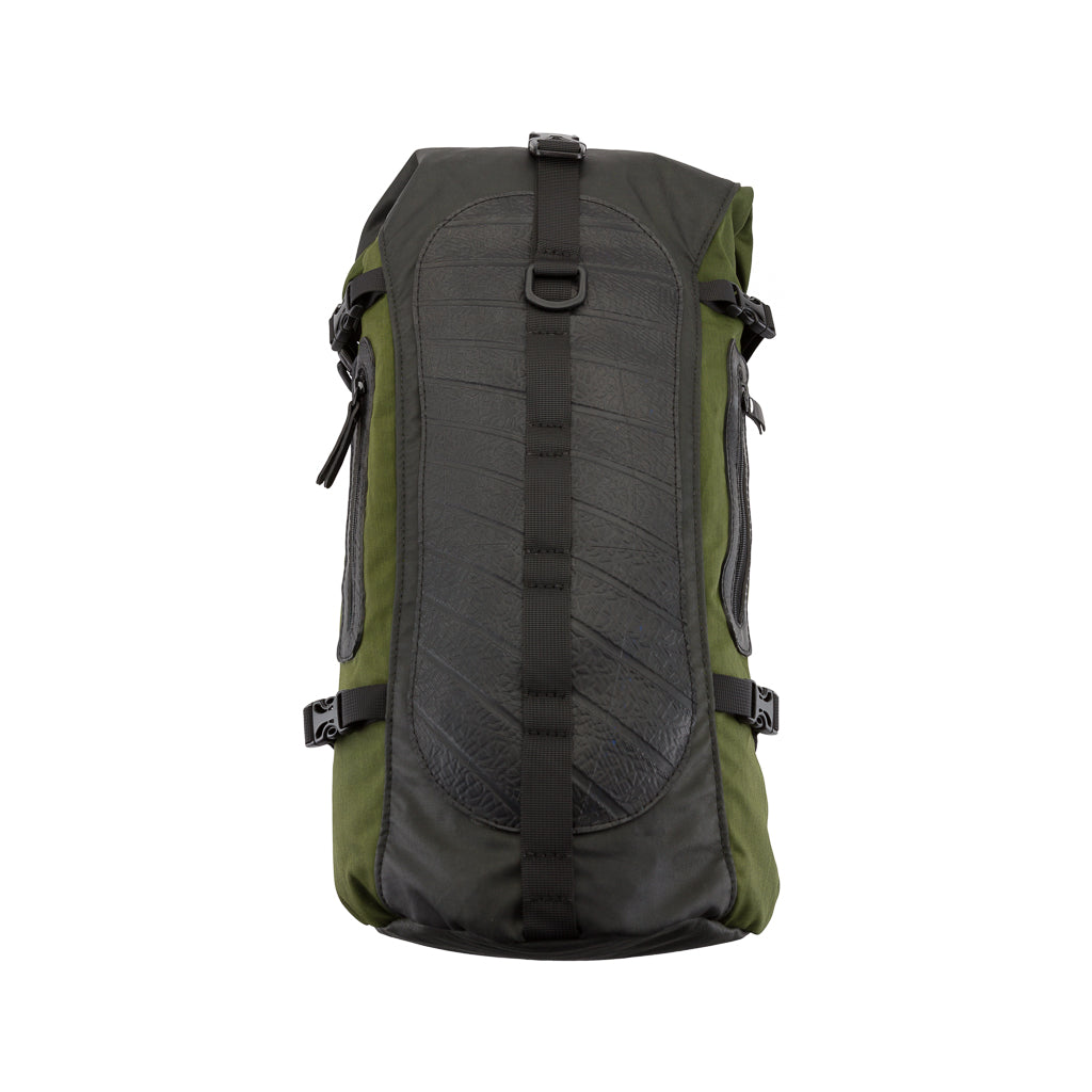 Soldier Waterproof Vegan Backpack with Laptop Compartment by Paguro Upcycle