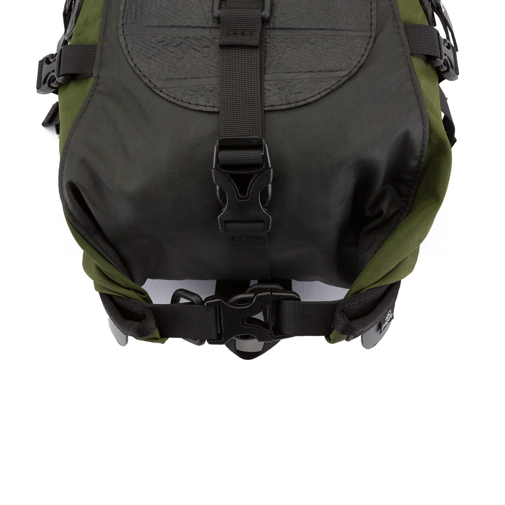 Soldier Waterproof Vegan Backpack with Laptop Compartment by Paguro Upcycle