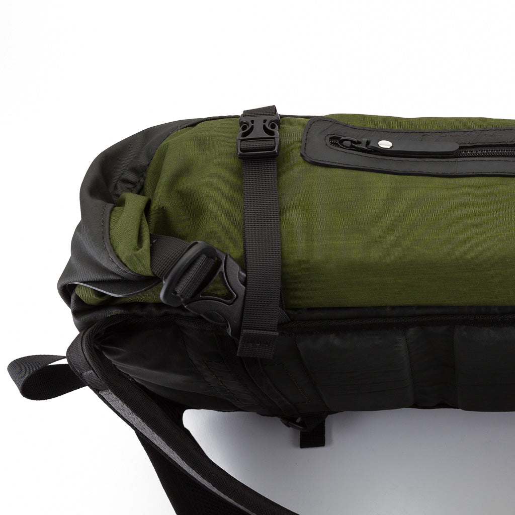 Soldier Waterproof Vegan Backpack with Laptop Compartment by Paguro Upcycle