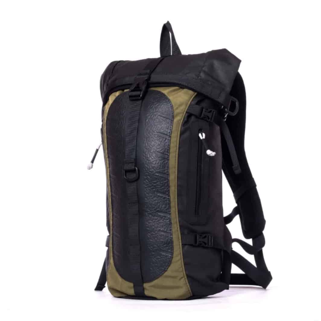 Soldier Waterproof Vegan Backpack with Laptop Compartment by Paguro Upcycle