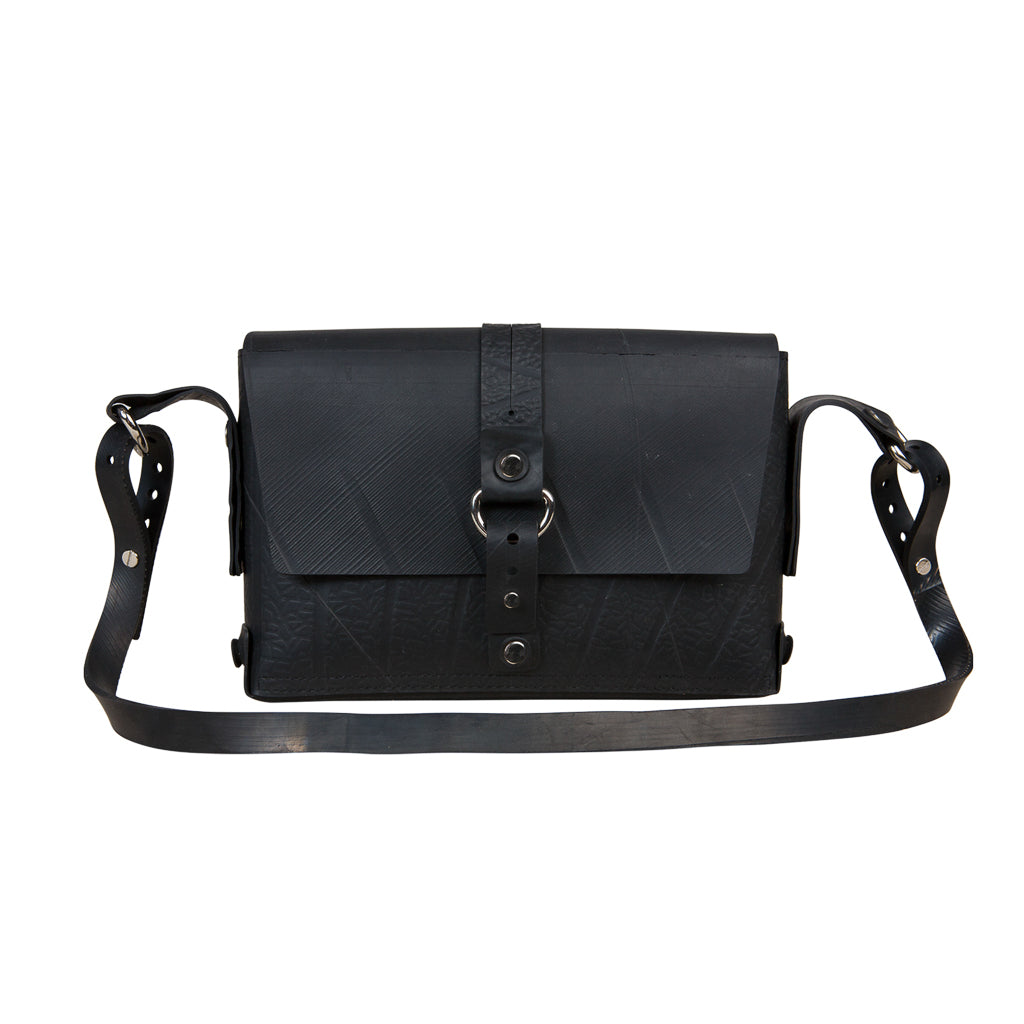 Upcycled vegan handbag