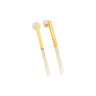 Kushikamana Recycled Brass Matchstick Earrings (2 Colours)