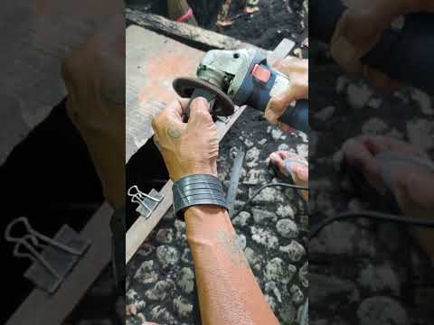 Slim Recycled Tyre Vegan Biker Belt video