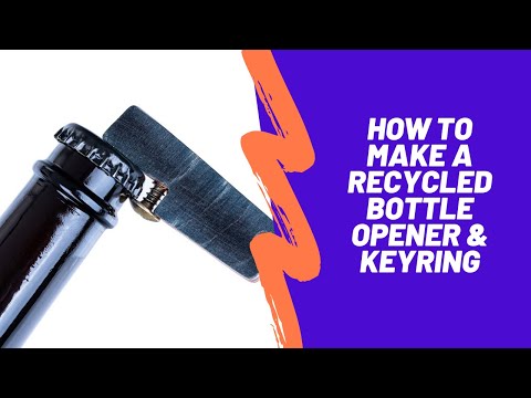 How the Paguro Zig recycled skateboard bottle opener keyring is made
