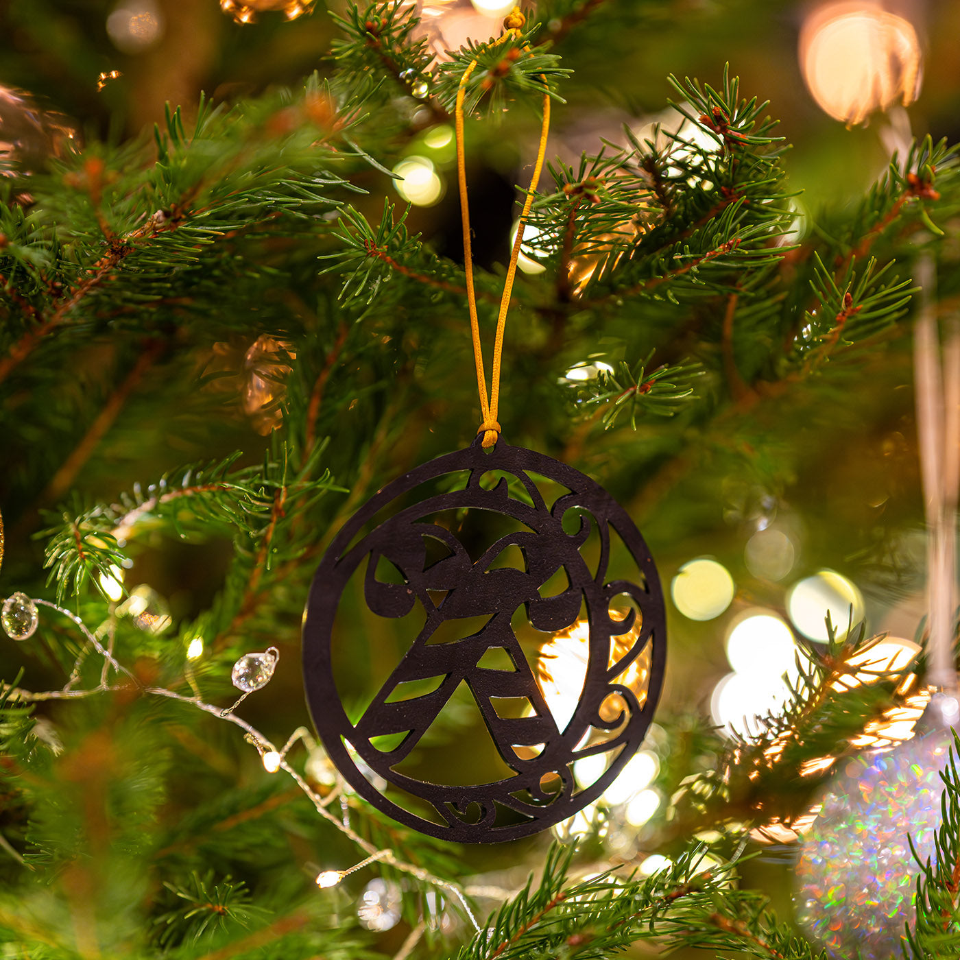 Candy Cane Eco Friendly Christmas Ornament