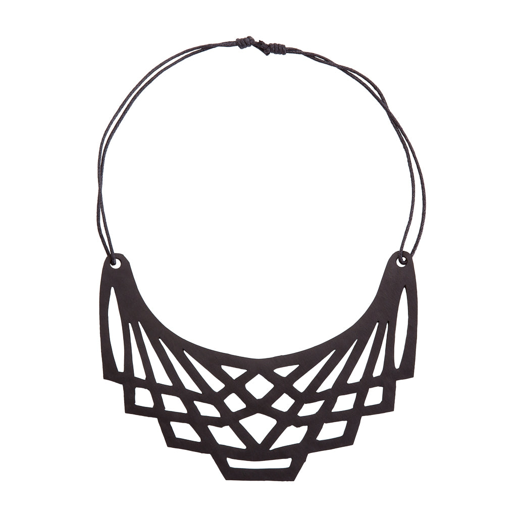 Origami Inner Tube Necklace by Paguro Upcycle