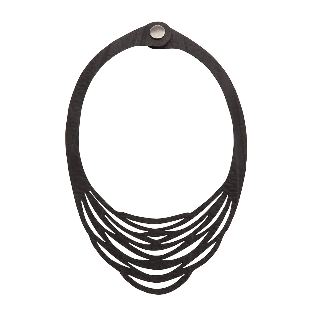 Autumn Inner Tube Necklace by Paguro Upcycle