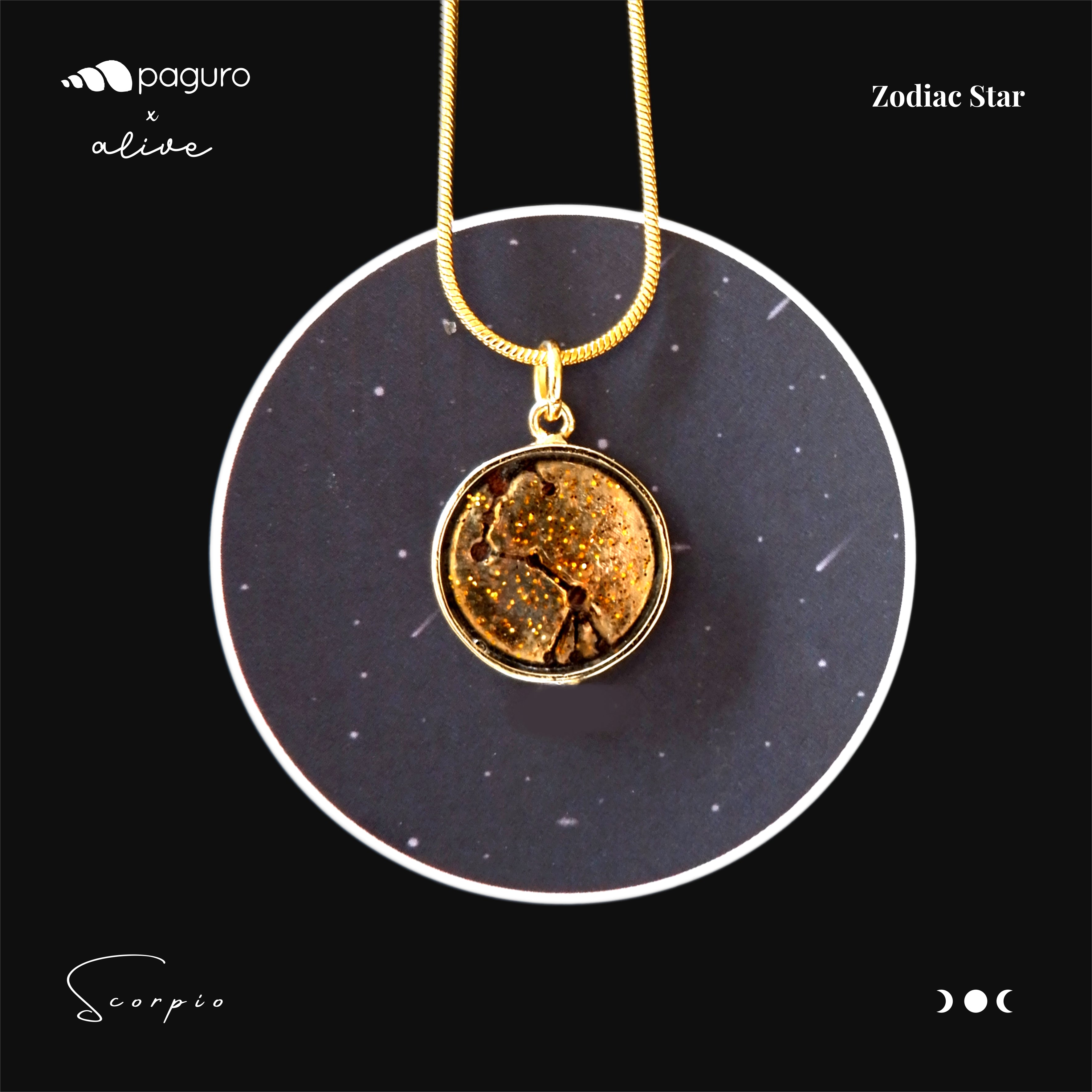 Scorpio Zodiac Sign Sustainable Necklace