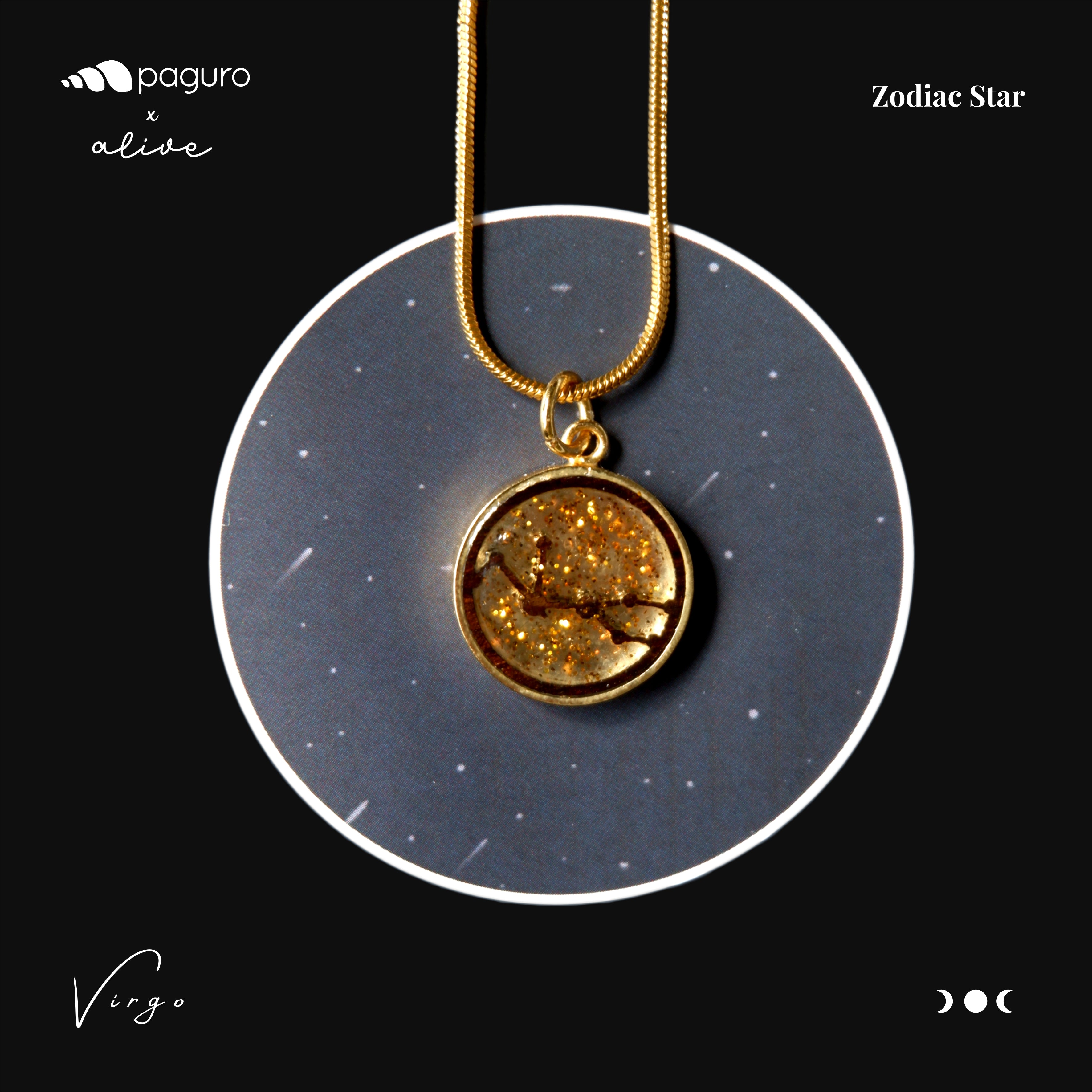 Collar Sostenible Signo del Zodiaco Virgo