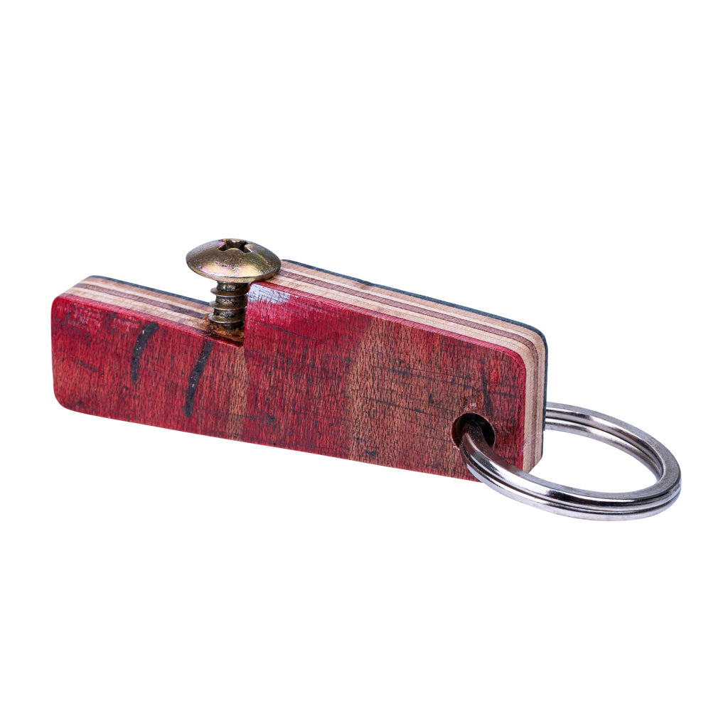 Zig Recycled Skateboard Bottle Opener Keyring by Paguro Upcycle