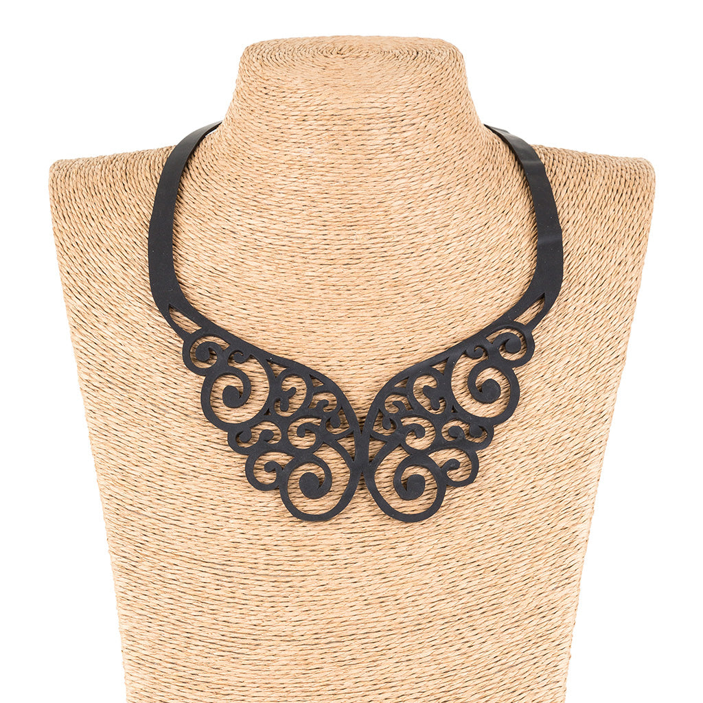 Wing Intricate Necklace by Paguro Upcycle