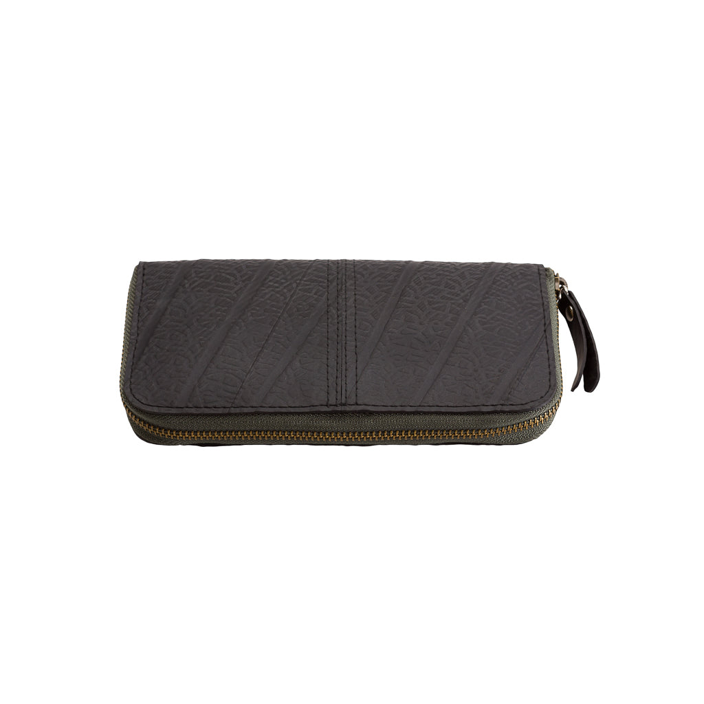 Caroline Long Zip Vegan Purse (6 Colours Available) by Paguro Upcycle