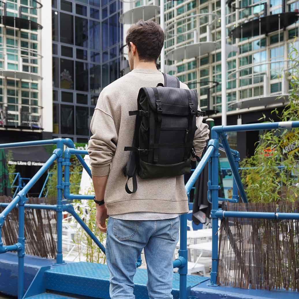 Colonel Vegan Water Resistant Backpack with Laptop Compartment