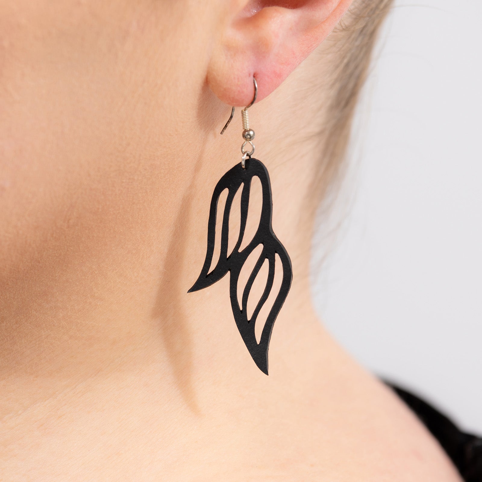 Autumn Recycled Rubber Earrings – Paguro Upcycle