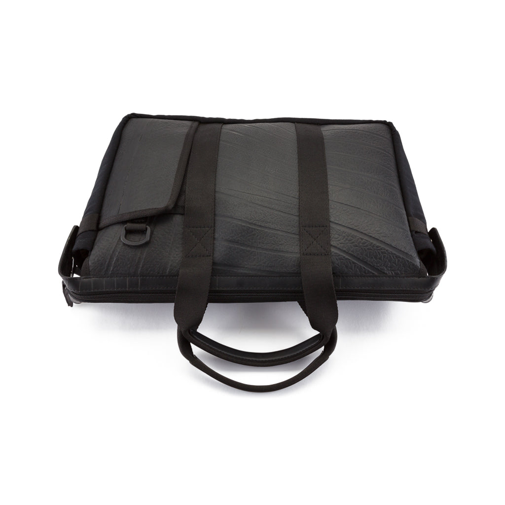 Nebula Recycled Inner Tube Padded Vegan Laptop Bag by Paguro Upcycle