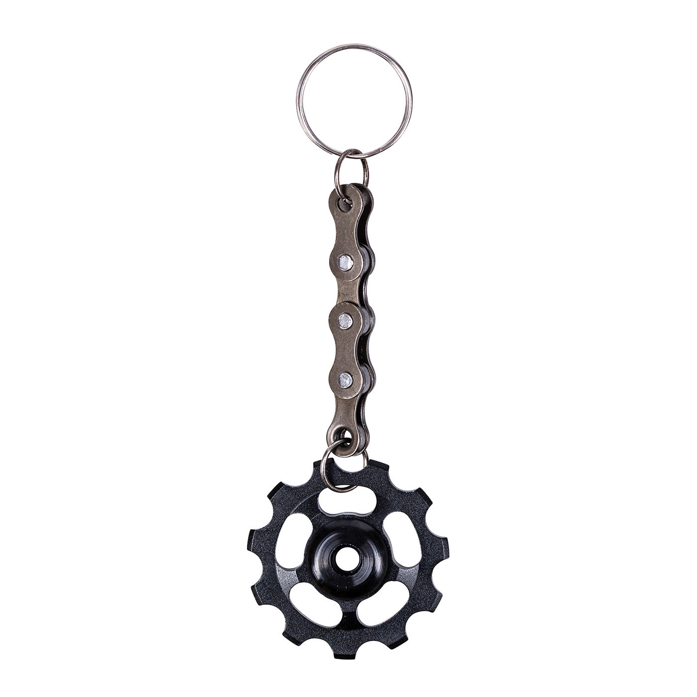 Porte-clés de cyclisme en forme de chaîne, pendentif amusant, cool