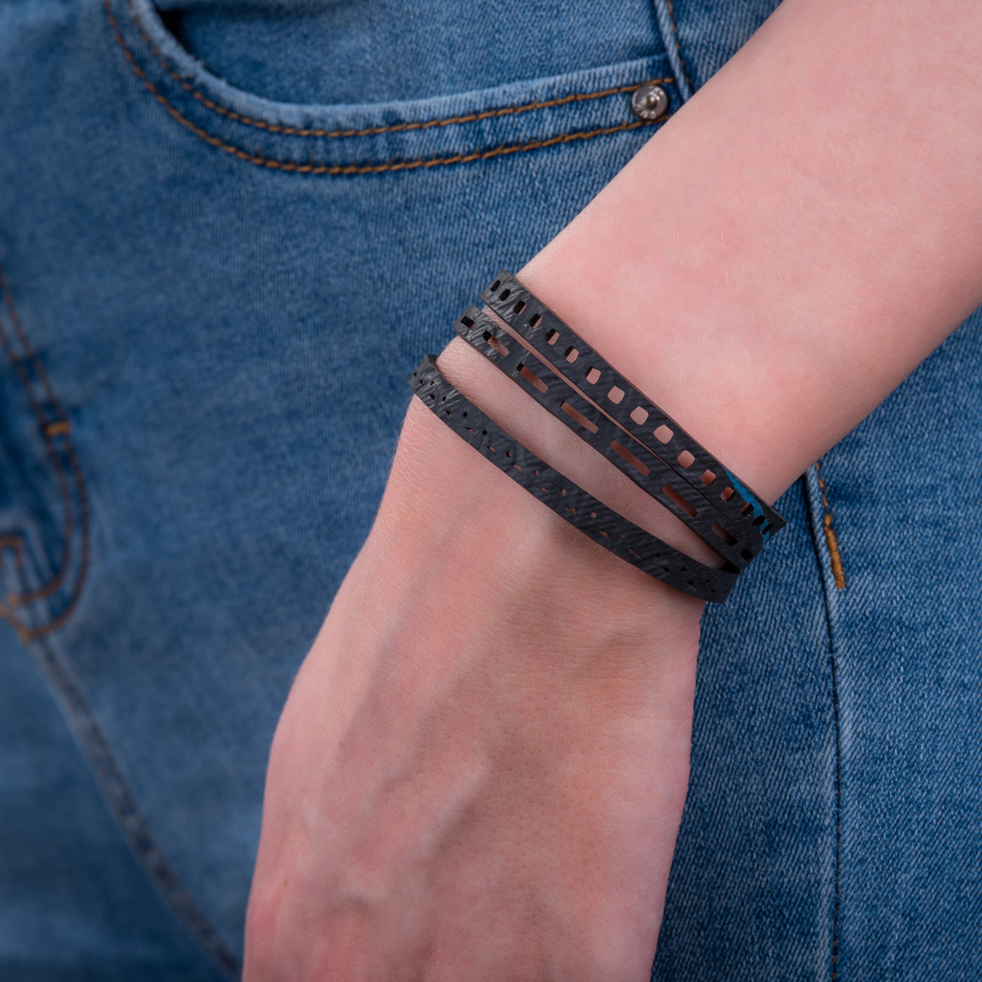 Triplet Unisex Bracelet by Paguro Upcycle