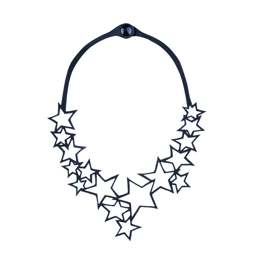 Star Upcycle Inner Tube Necklace by Paguro Upcycle