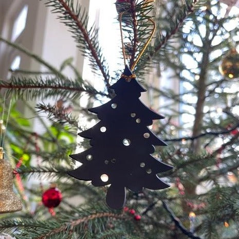 Decoración navideña ecológica árbol