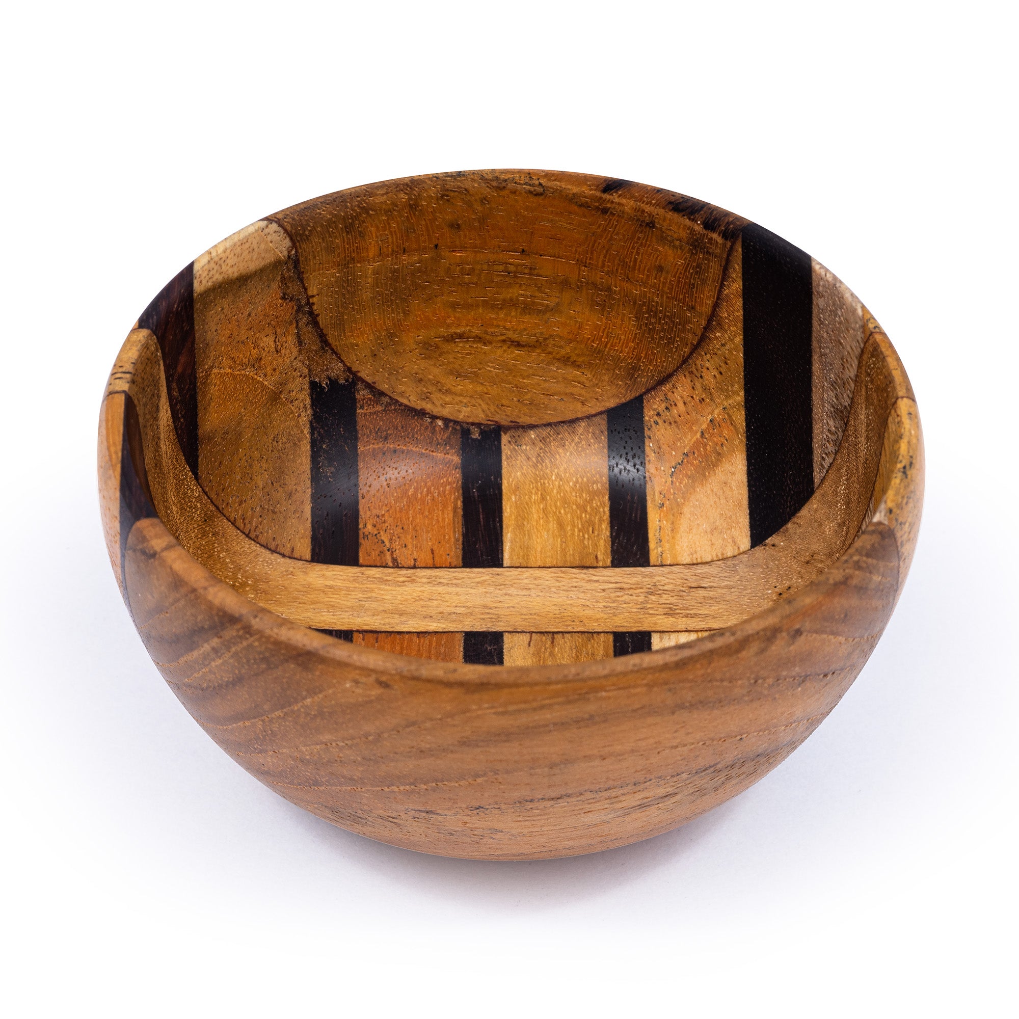 Upcycled Handmade Wooden Nibble Mini Bowl (2 patterns)