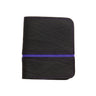Paguro Upcycle black and purple upcycled inner tube wallet with durable stitching and compact design