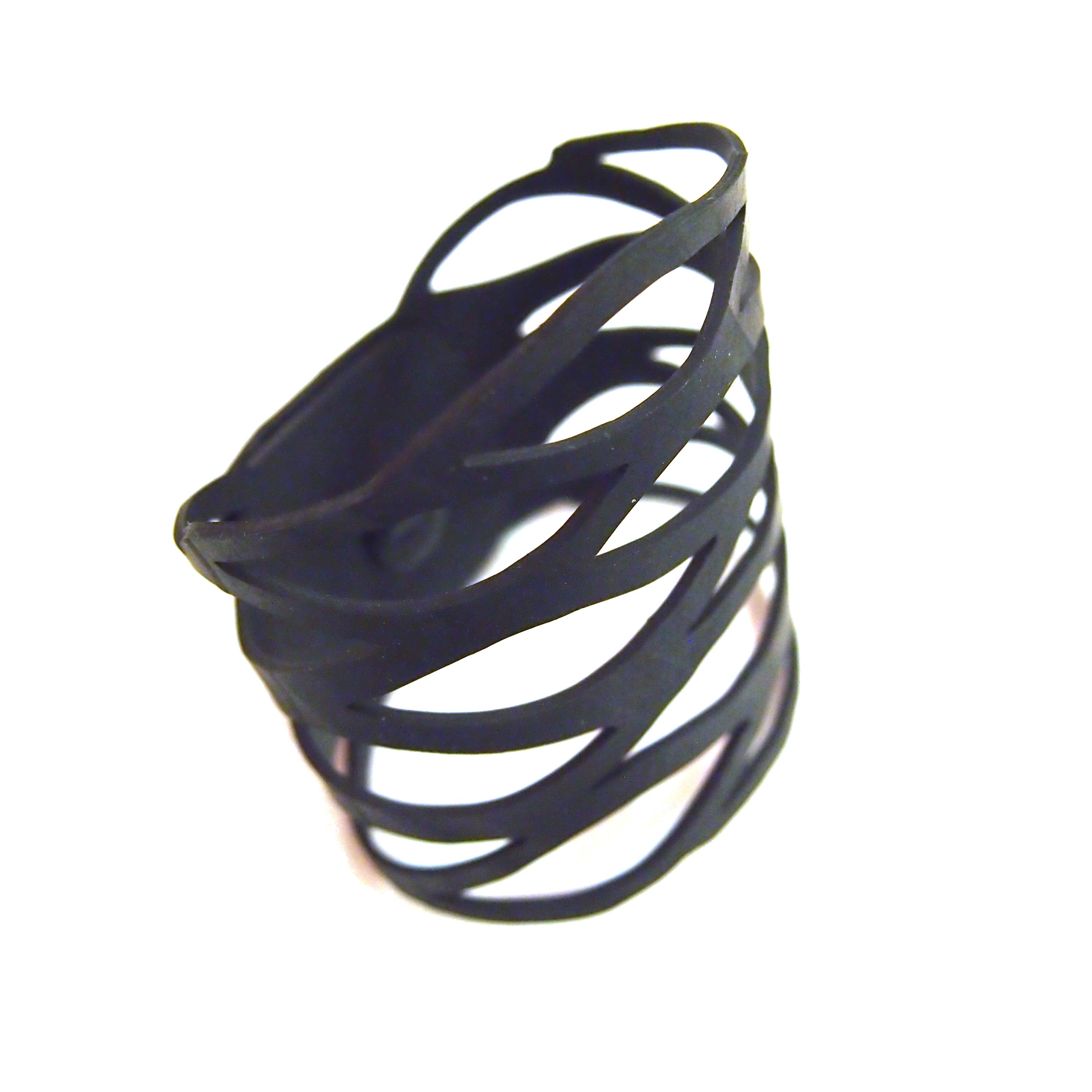 Flame Recycled Rubber Bracelet by Paguro Upcycle